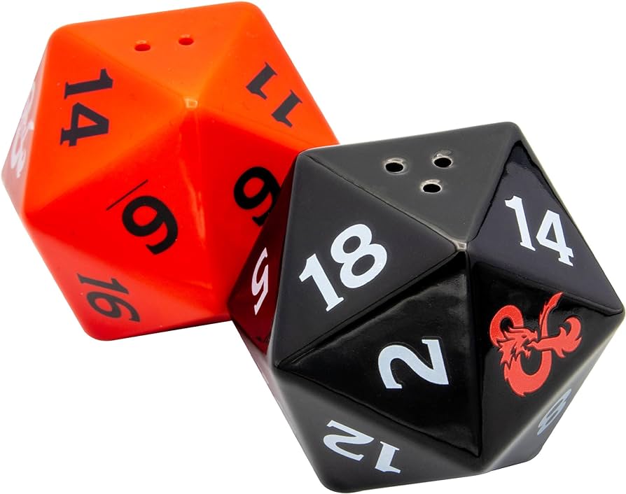 Dungeons & Dragons 3D Salt and Pepper
Shaker Dice
