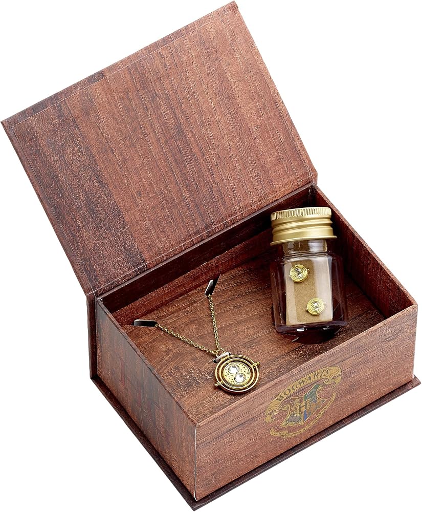 Harry Potter - Gift box necklace and earrings time turner