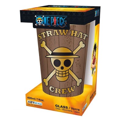 ONE PIECE - Large Glass - 400ml - Skulls