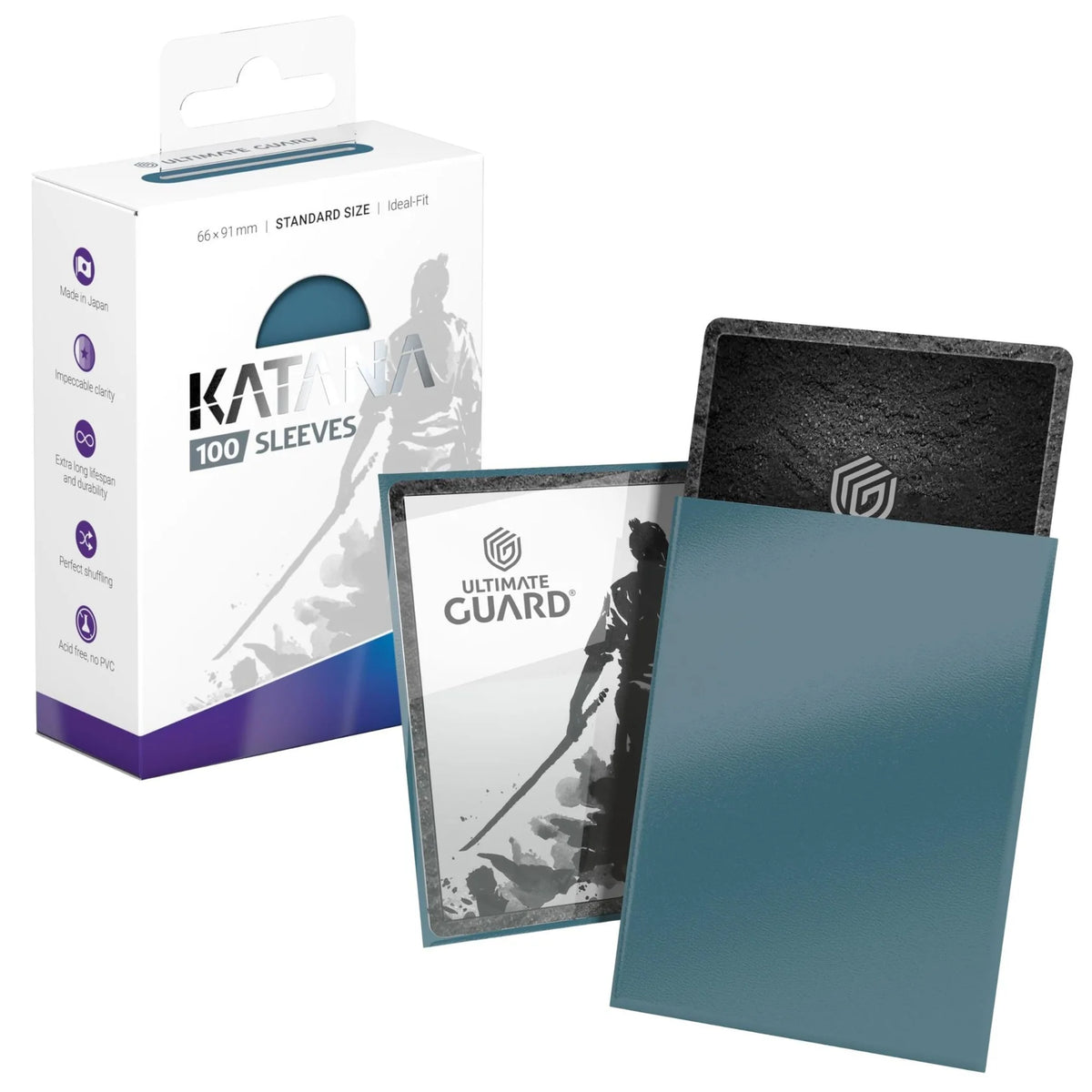 Ultimate Guard Katana Sleeves Standard Size (100) - Mountain Haze