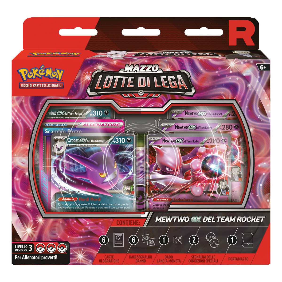 Pokemon Mazzo Lotte di Lega Mewtwo-EX del Team Rocket (IT)