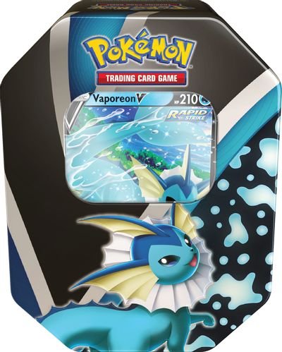 Eevee Evolution Tins: Vaporeon V Tin