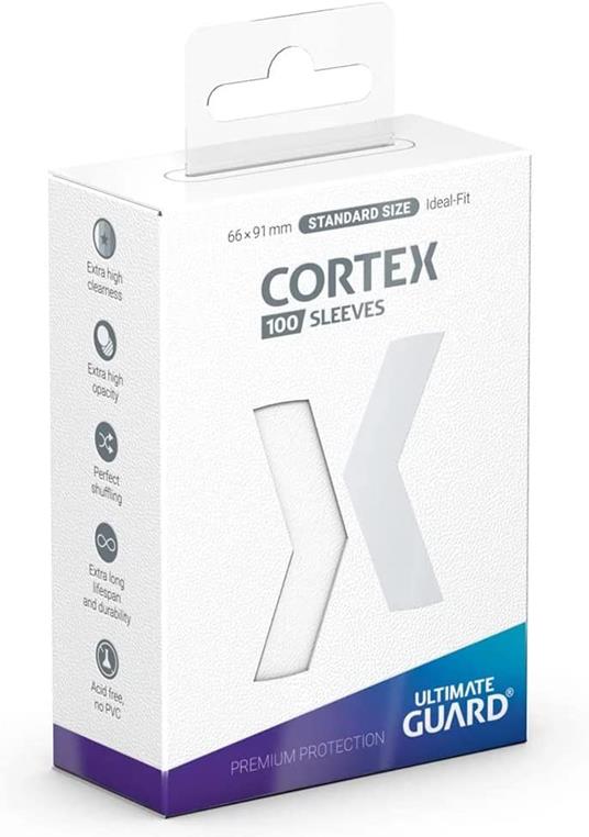 Ultimate Guard Cortex Sleeves
Standard Size White (100)