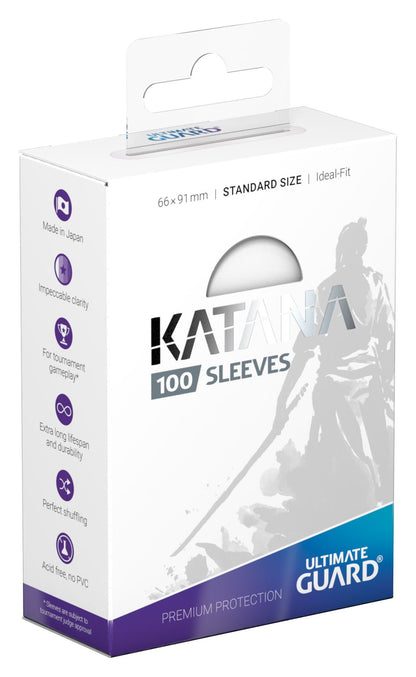 Ultimate Guard Katana Sleeves
Standard Size Transparent (100)