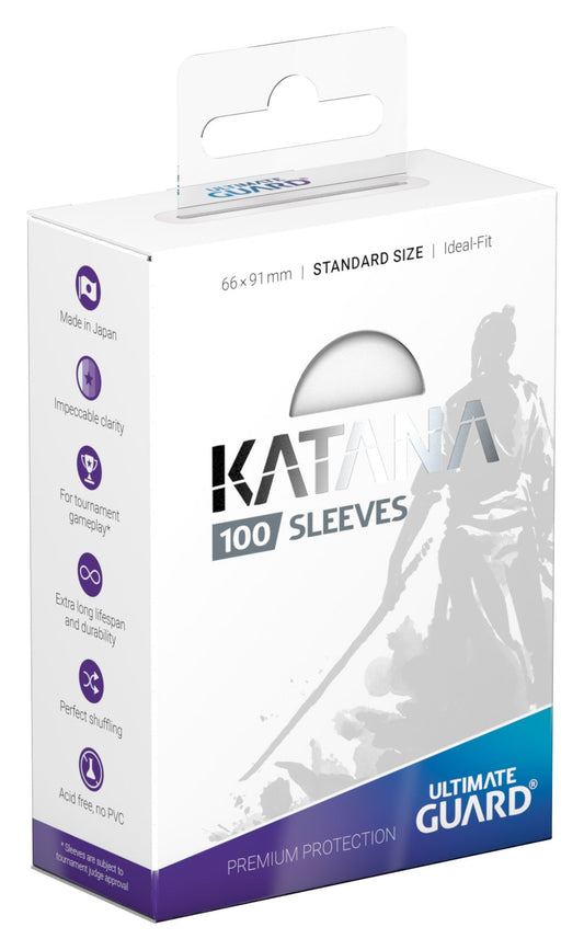 Ultimate Guard Katana Sleeves
Standard Size Transparent (100)