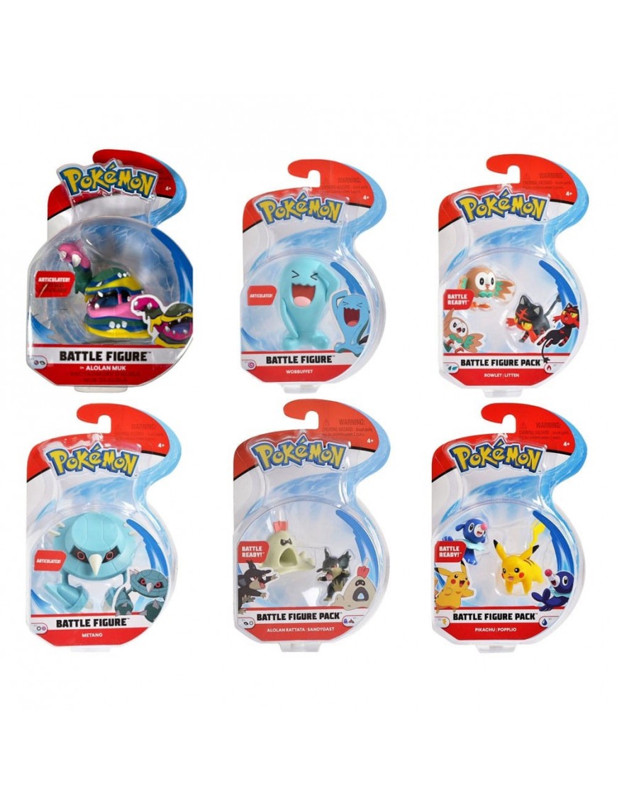 Pokémon Battle Figure Pack
Mini Figures Assortment 5 cm