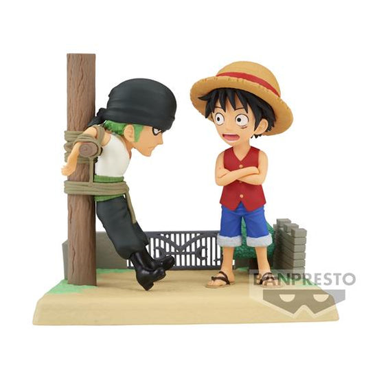 One Piece World Collectable Figure Log Stories-Monkey.D.Luffy&Roronoa Zoro-