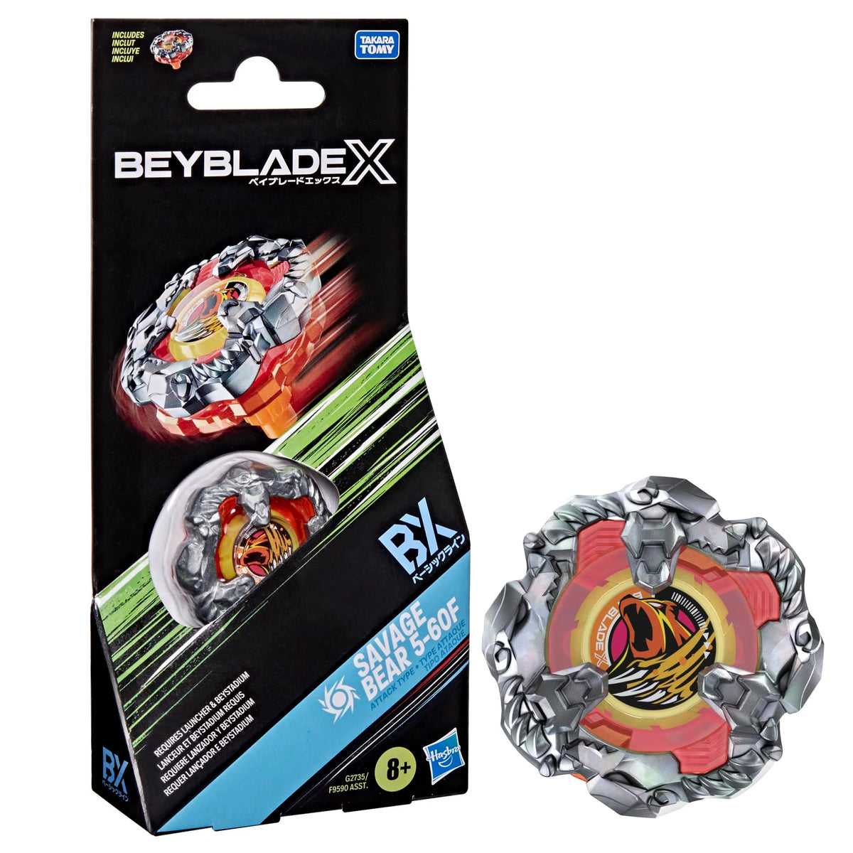 BEYBLADE-X - SAVAGE BEAR 5 60F