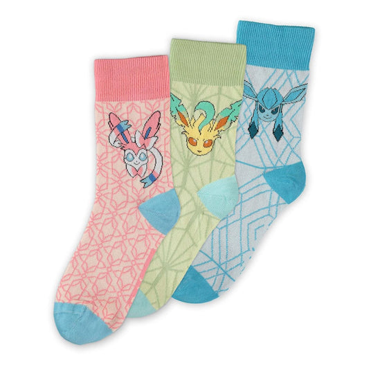 Pokémon - Eevee Evolution (LGS) Socks (3 Pack) - 35/38