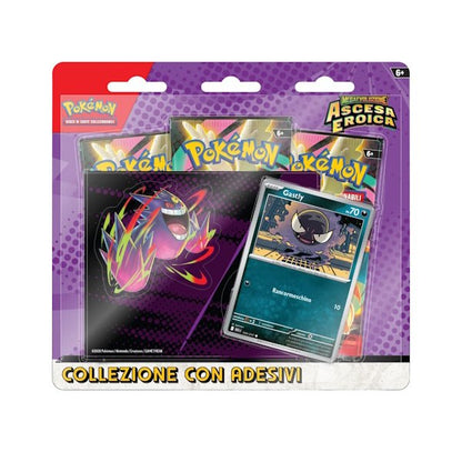 Pokemon M2.5 Collezione con Adesivi Megaevoluzione - Ascesa Eroica