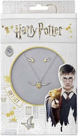 Quidditch earrings and necklace gift set