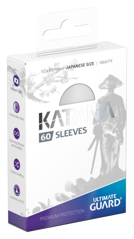 Ultimate Guard Katana Sleeves
Japanese Size White (60)