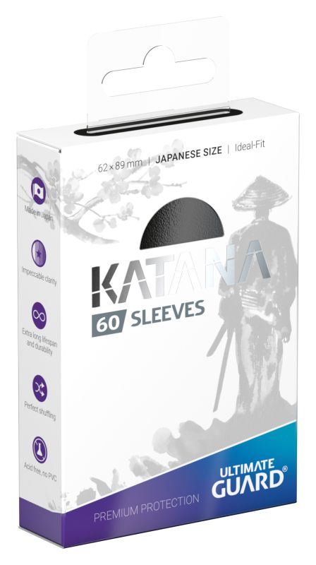 Ultimate Guard Katana Sleeves
Japanese Size Black (60)