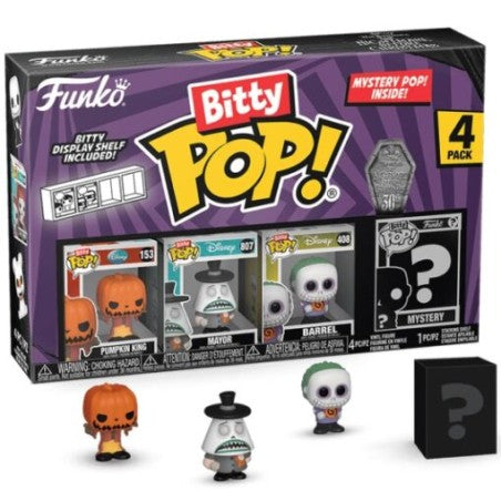 Nightmare Before Christmas
Bitty POP! Vinyl Figure 4-Pack
Pumpkin Jack 2,5 cm