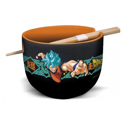 Dragon Ball Ramen Bowl with
Chopsticks Letters