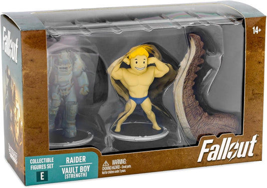 Fallout Collectible Figures Set Raider & Vault Boy (Strong)