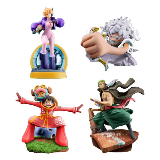 One Piece Petitrama PVC Mini
Statue Logbox Re Birth Egghead
Set 9 cm