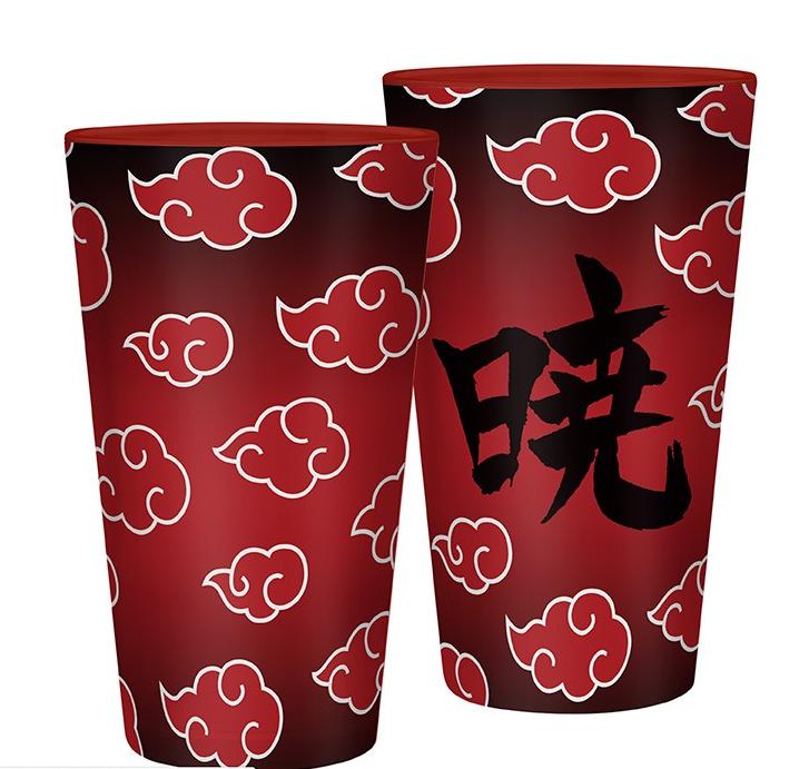 NARUTO SHIPPUDEN - Large Glass - 400ml - Akatsuki