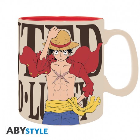 Tazza Onepiece 460ml Luffy Wanted