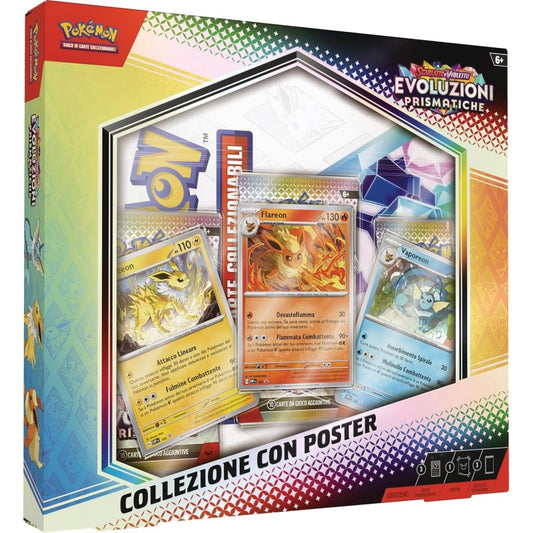 Pokemon Scarlatto e Violetto - Evoluzioni prismatiche - Collezione con poster