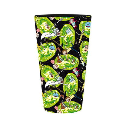 RICK AND MORTY - Large Glass - 400ml - Portals